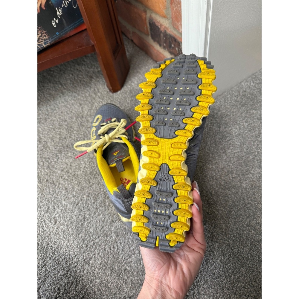 Adidas Vigor TR 3 Womens Trail Running Shoes Grey Yellow Size 7 - Picture 5 of 6